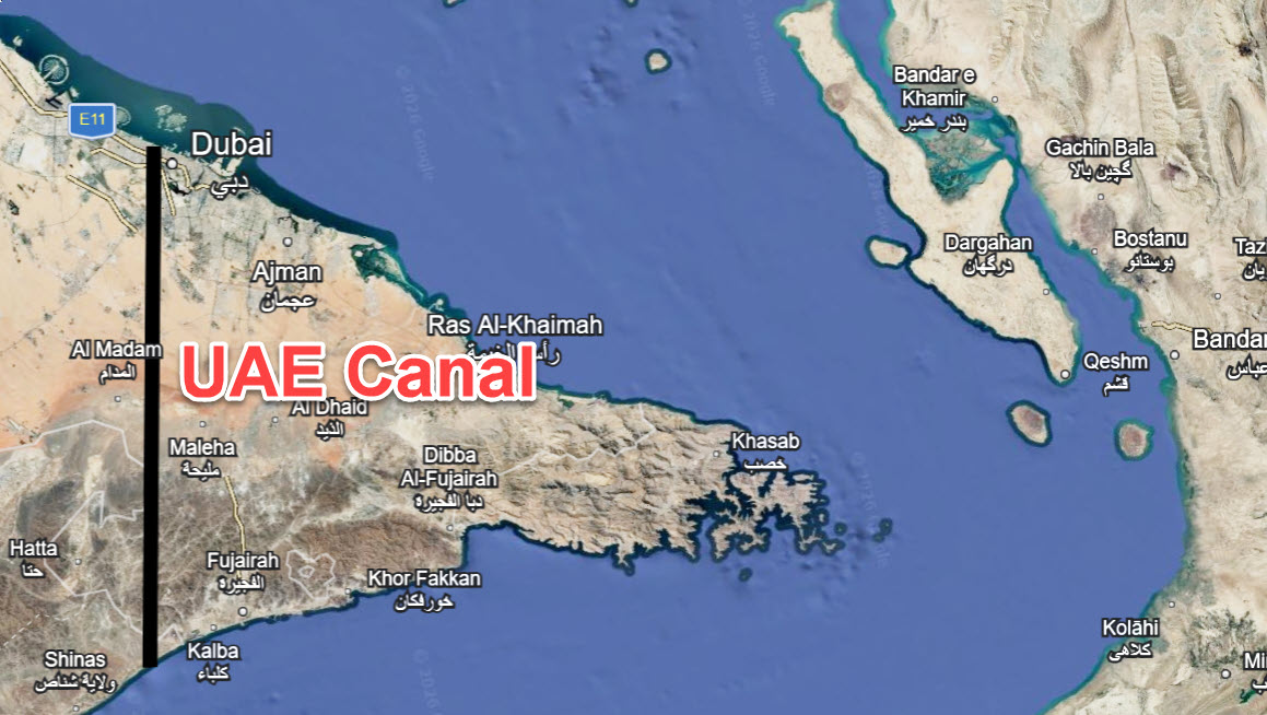 Canal of Hormuz (UAE)